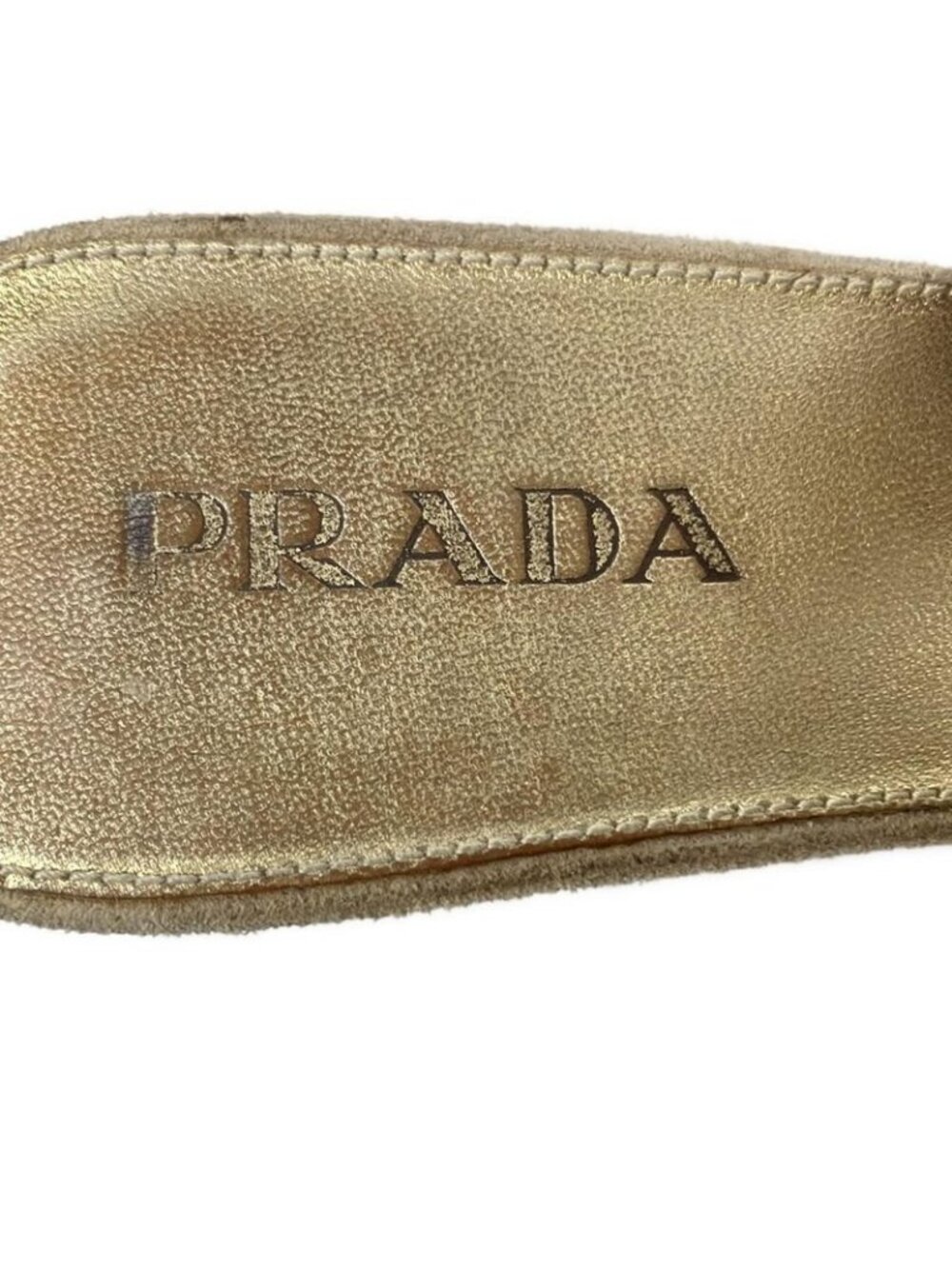 Prada Sandals 36 Light Brown Orange Studded Bijou Color Stone Leather - Picture 5 of 9